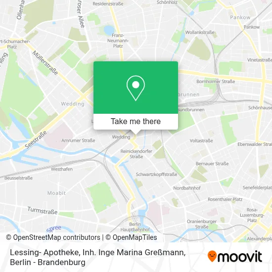 Lessing- Apotheke, Inh. Inge Marina Greßmann map