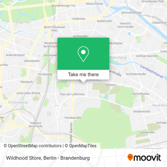 Wildhood Store map