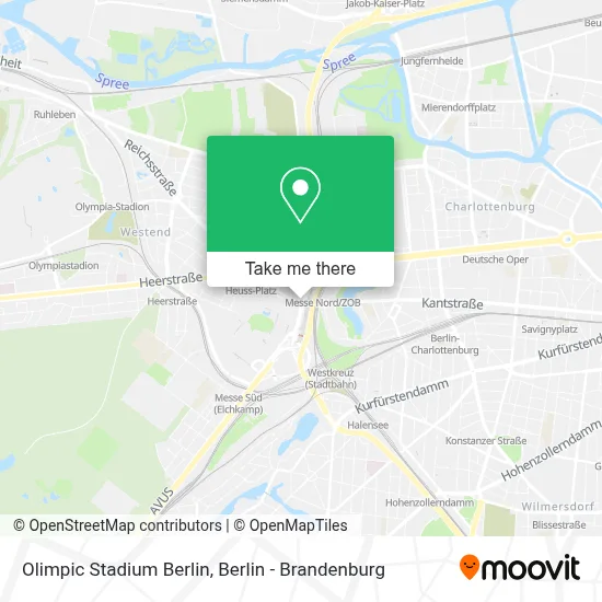 Olimpic Stadium Berlin map