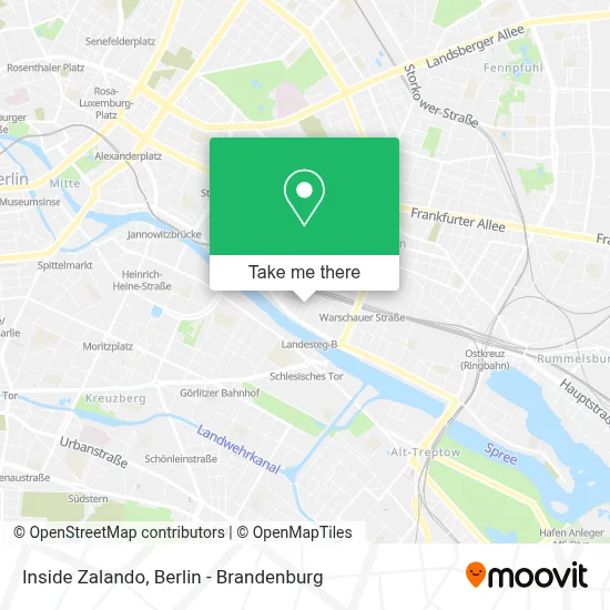 Inside Zalando map