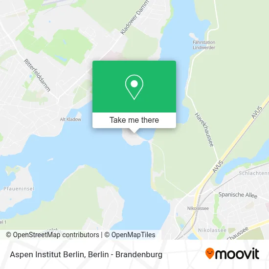 Aspen Institut Berlin map