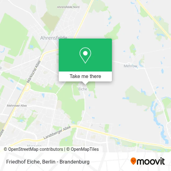 Friedhof Eiche map