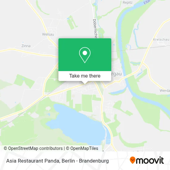 Asia Restaurant Panda map