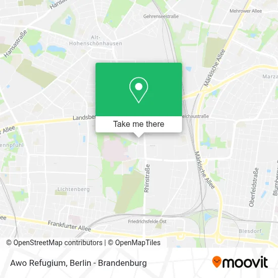 Awo Refugium map