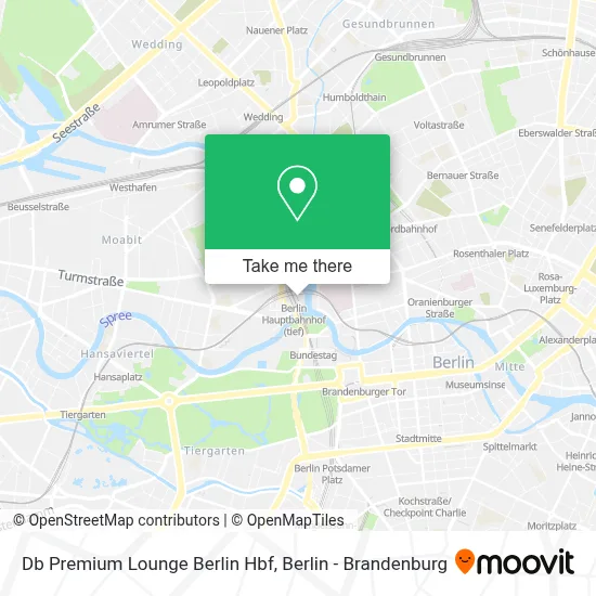 Db Premium Lounge Berlin Hbf map