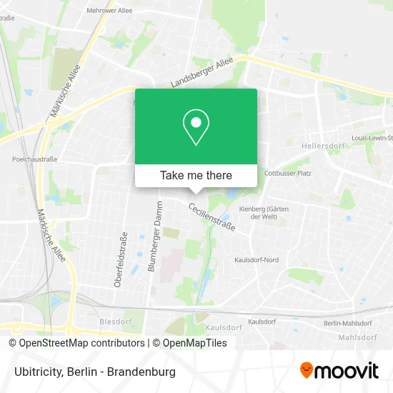 Ubitricity map