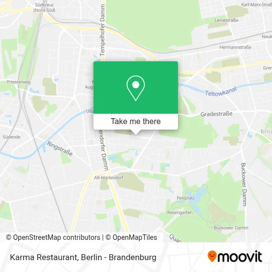 Karma Restaurant map