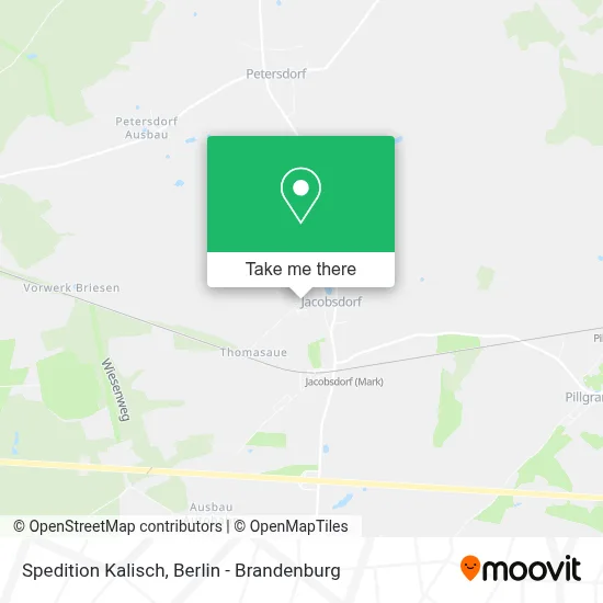 Spedition Kalisch map