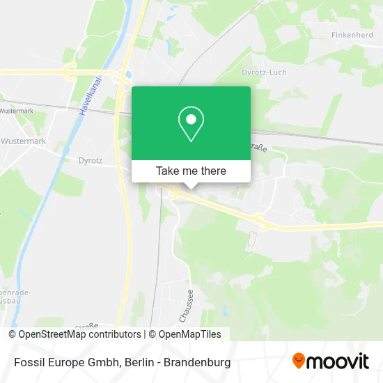 Fossil Europe Gmbh map