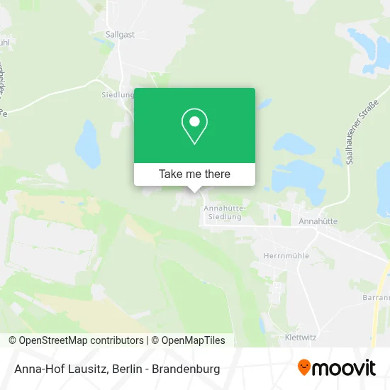 Anna-Hof Lausitz map