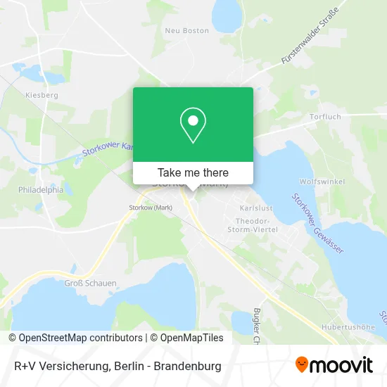 R+V Versicherung map
