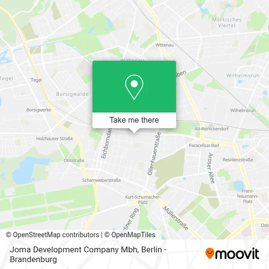 Joma Development Company Mbh map