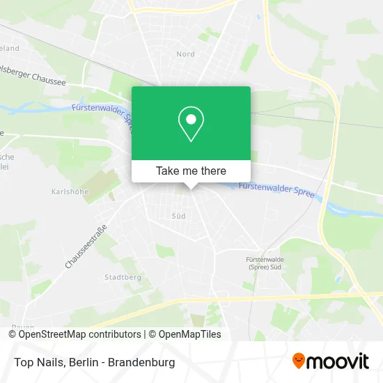 Top Nails map