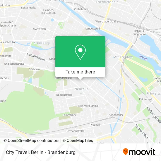 City Travel map
