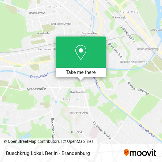 Buschkrug Lokal map