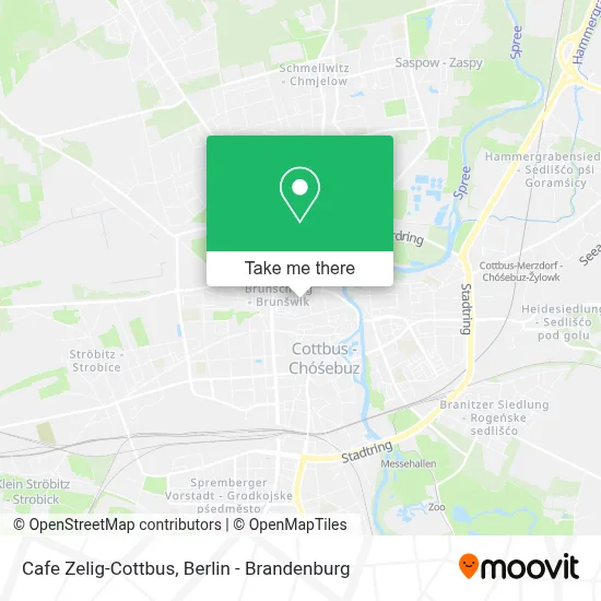 Cafe Zelig-Cottbus map