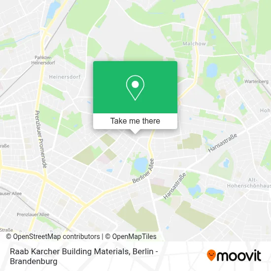 Raab Karcher Building Materials map