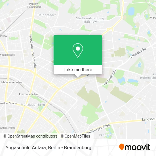 Yogaschule Antara map