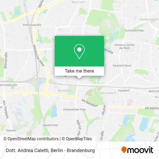 Dott. Andrea Caletti map