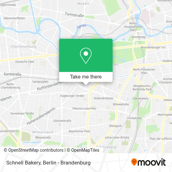 Schnell Bakery map