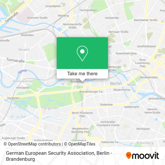 German European Security Association map