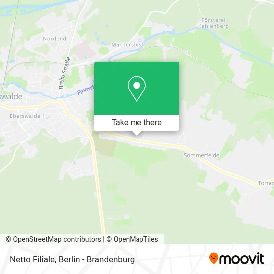 Netto Filiale map