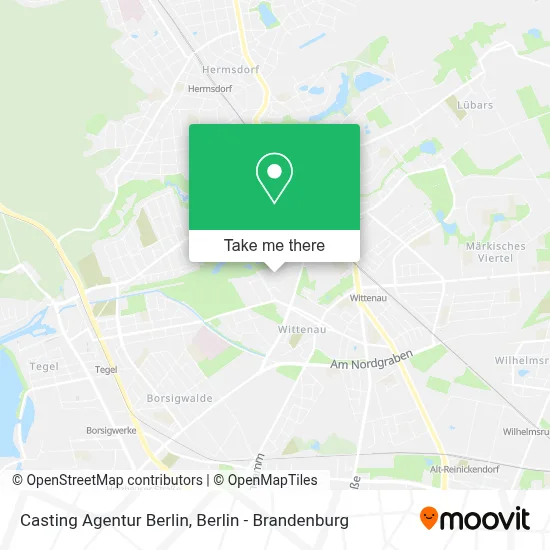 Casting Agentur Berlin map