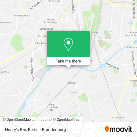 Henry's Bar map