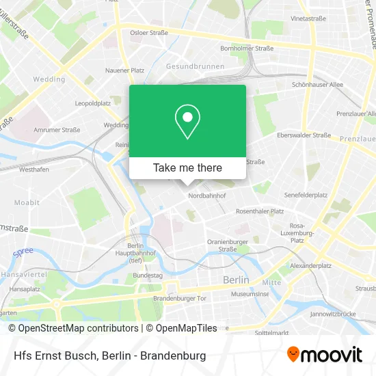Hfs Ernst Busch map