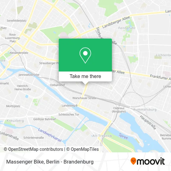 Massenger Bike map