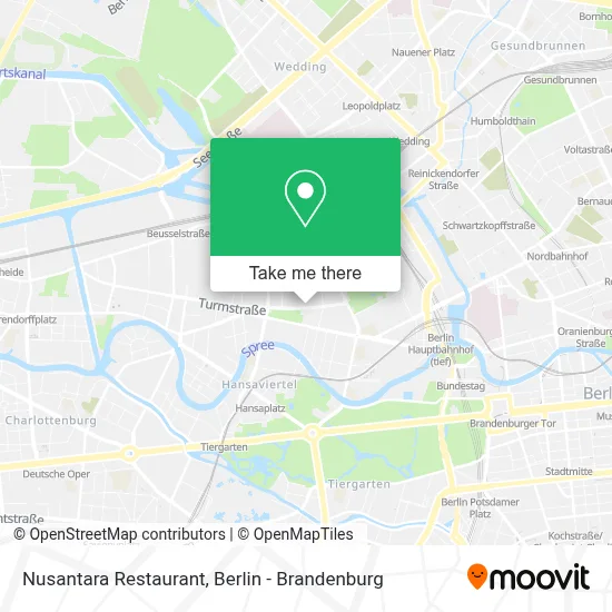 Nusantara Restaurant map