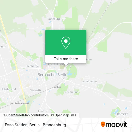 Esso Station map