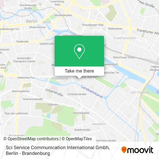 Sci Service Communication International Gmbh map