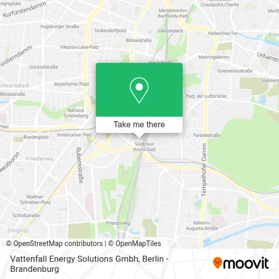 Vattenfall Energy Solutions Gmbh map