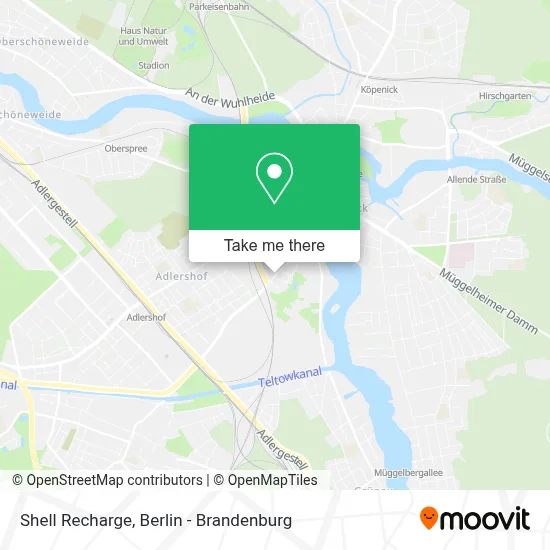 Shell Recharge map