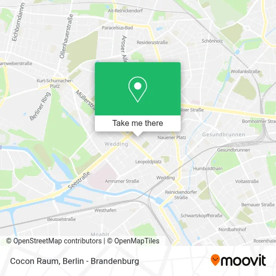 Cocon Raum map