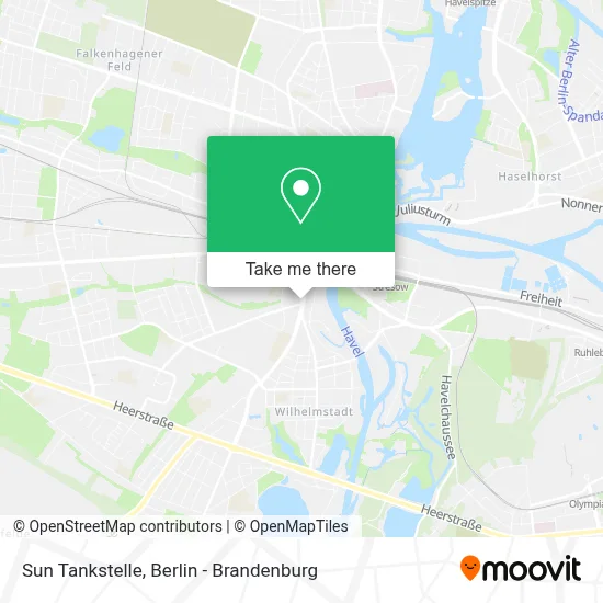 Sun Tankstelle map