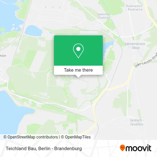Teichland Bau map