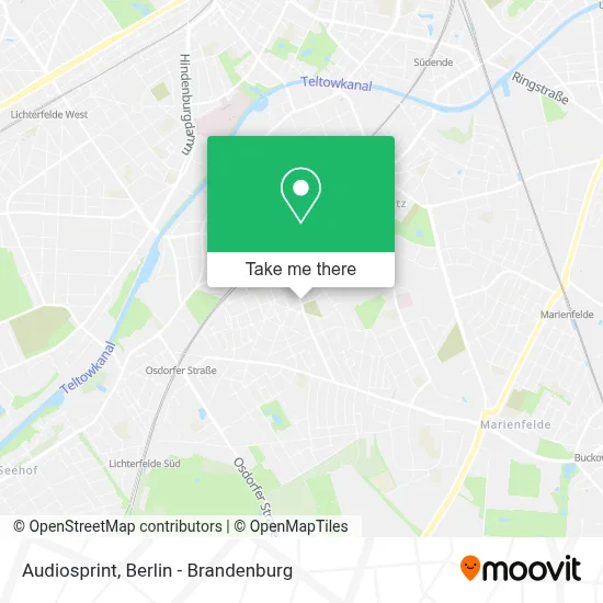 Audiosprint map