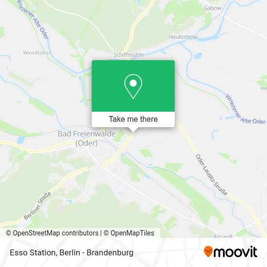 Esso Station map