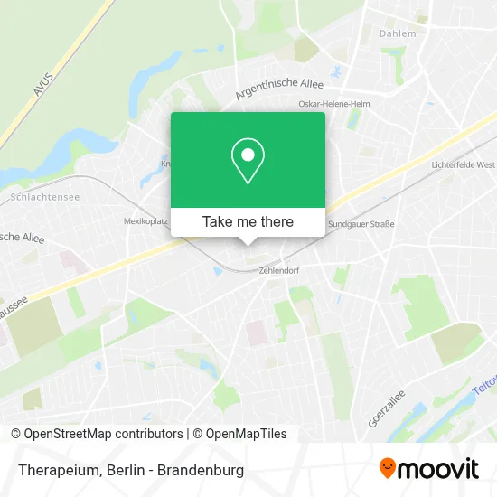 Therapeium map