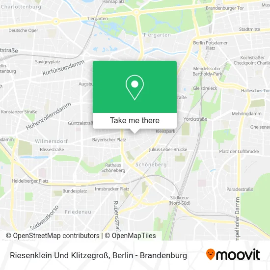 Riesenklein Und Klitzegroß map