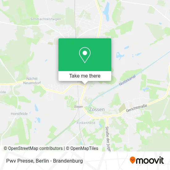 Pwv Presse map