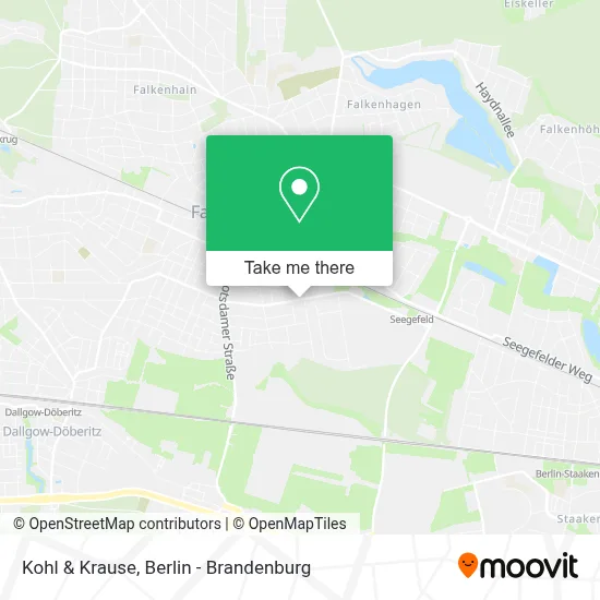 Kohl & Krause map