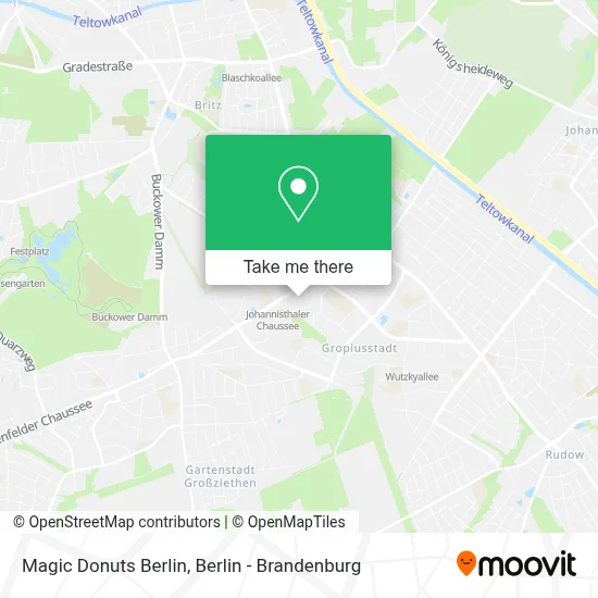 Magic Donuts Berlin map
