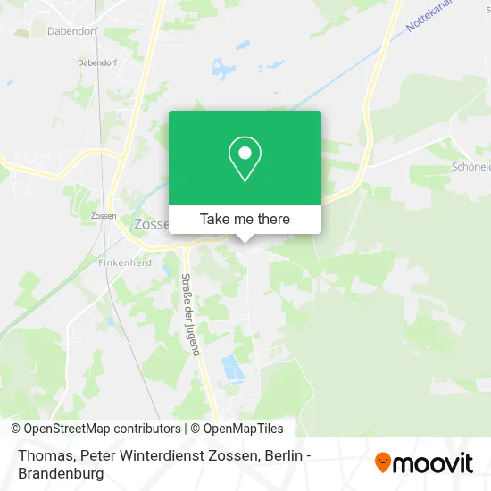 Thomas, Peter Winterdienst Zossen map