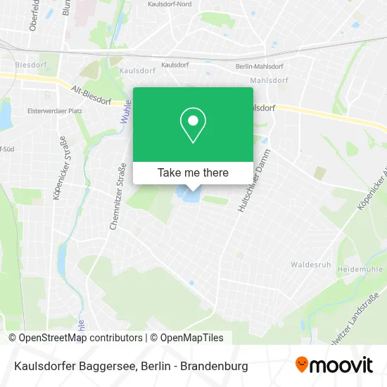 Kaulsdorfer Baggersee map