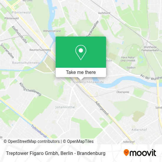 Treptower Figaro Gmbh map
