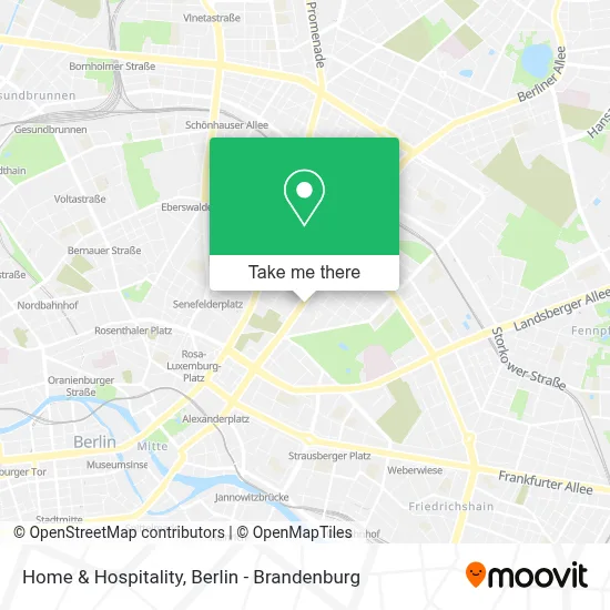 Home & Hospitality map