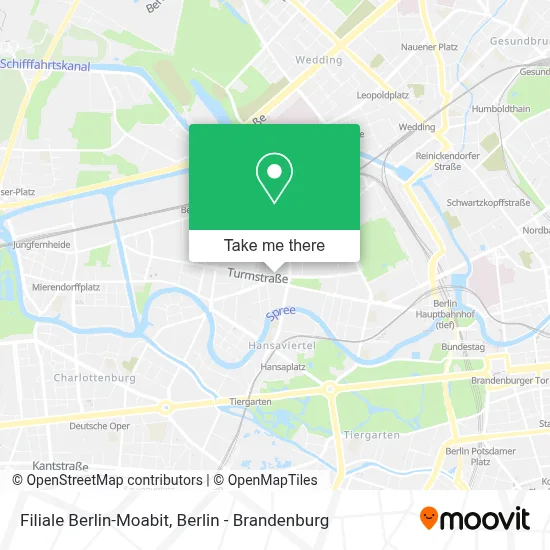 Filiale Berlin-Moabit map